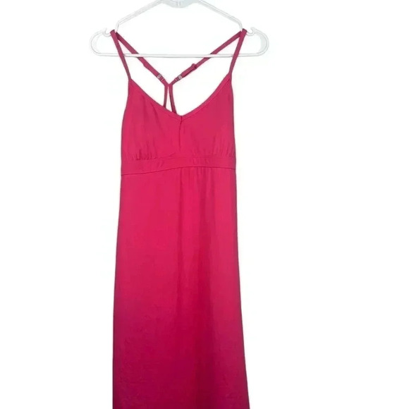 Athleta shorebreak coral racetrack swimsuit dress size medium - Picture 2 of 10